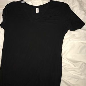 Black Old Navy Luxe Tee